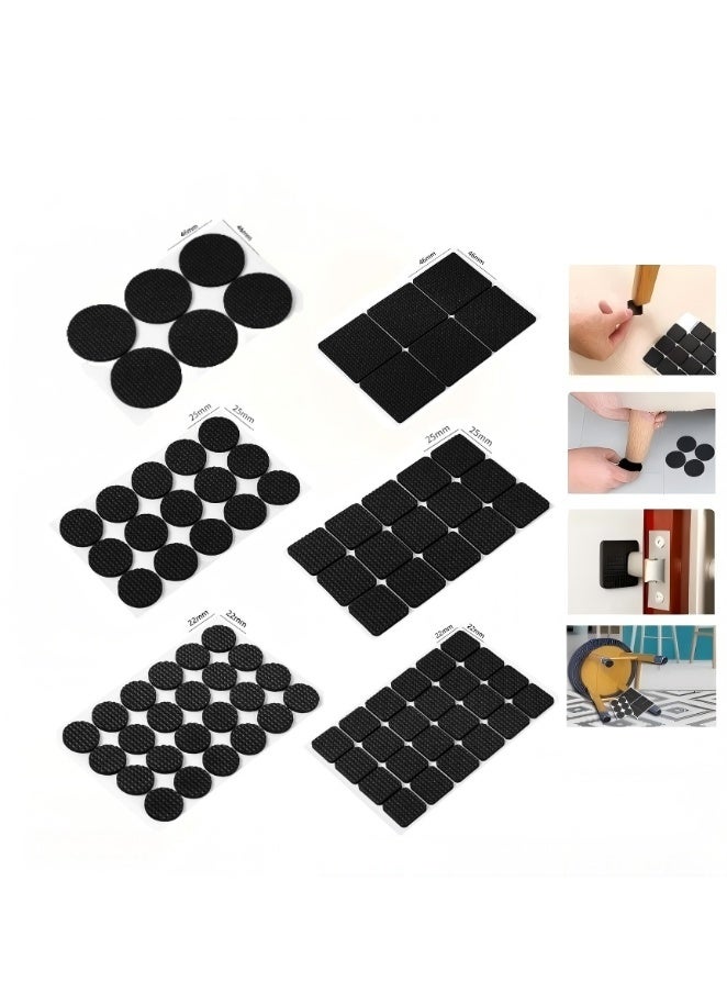 90PCS Anti-Slip Furniture Pads Self-Adhesive Rubber Feet – Mixed Sizes Chair Leg Floor Protectors with Noise Reduction for Hardwood, Tile, Laminate & Carpet Floors - Image 1